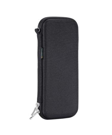 iDream365 Upgraded Hard Pencil Case Box for Audlts,Durable Pen Carrying Case with Zipper-Black