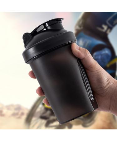 KANGSIT Protein Shaker Bottle with Stainless Steel Mixing Ball BPA- and DEHP-free Leakproof Flip On Lid- Protein & Supplement Shaker Bottle 400ml (Green) - Buy Online on SooperMarket.com