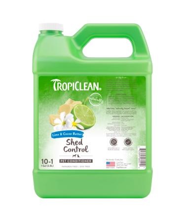 TropiClean Lime & Cocoa Butter Conditioner for Pets, 1 gal, Made in USA