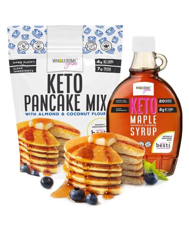 Wholesome Yum Keto Maple Syrup | Sugar-Free, Low Carb, Vegan - 12 fl oz - Buy Online on SooperMarket.com