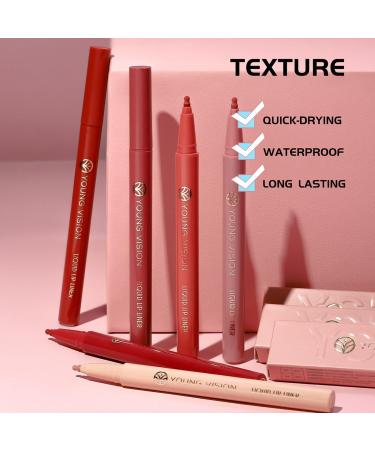 YOUNG VISION Gourd-Shaped Liquid Lipstick & Lipliner - Nude Matte Perfection for Flawless Lips | International Shipping - Buy Online on SooperMarket.com