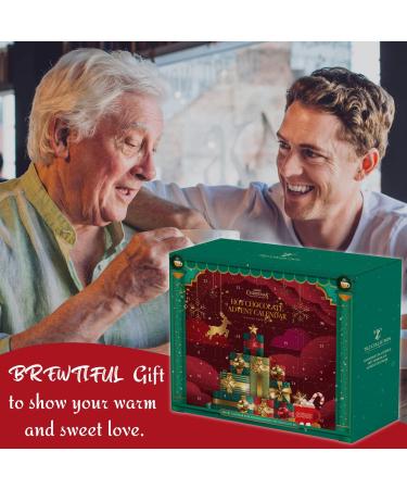 Hot Chocolate Advent Calendar 2023-24 Days Hot Chocolate Flavour Selection of Toasted Marshmallow Hazelnut Gingerbread Salted Caramel and More - Hot Chocolate Gift Set | Christmas Set - Buy Online on SooperMarket.com