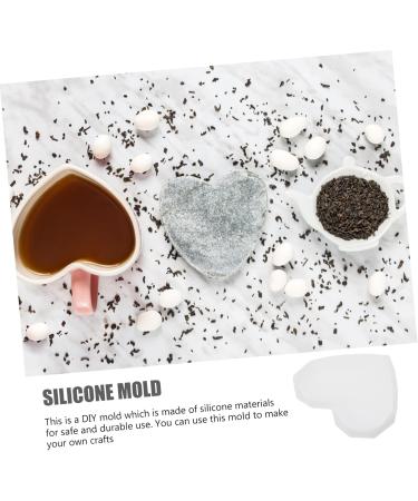 LALAFINA 12 Pcs Heart Diamond Mold Cup Mat Mold Food Serving Plate Mold Tray Set up Crystal Epoxy As Shownx3pcs 7.5X6cmx3pcs - Buy Online on SooperMarket.com