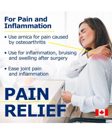 Promise Organic Arnica Gel 340ml (12oz) Instant Soothing Muscle & Joint Pain Relief Reduces Inflammation Arthritis Swelling Joint Pain Topical Organic Arnica Montana Made in Canada 340 ml (Pack of 1) - Buy Online on SooperMarket.com