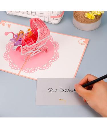 Auxsooul 3D Pop-Up Baby Cards | Unique Handmade Greetings for Newborn Boys | Perfect Birth & Birthday Congratulations - Buy Online on SooperMarket.com