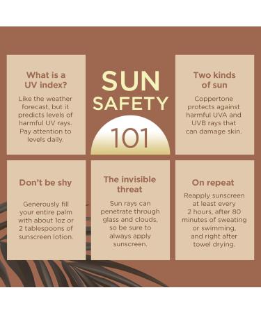 Buy Coppertone Tanning Sunscreen Lotion SPF 15 - Water Resistant Broad Spectrum SPF 15 8 Fl Oz (Pack of 12) - International Shipping Available - Buy Online on SooperMarket.com
