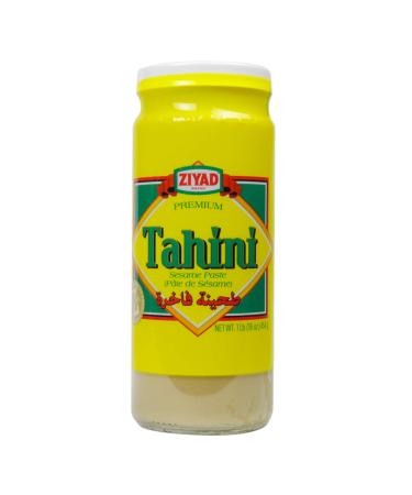Ziyad Brand Tahini Sesame Paste, 100% All Natural, No Additives, No Preservatives, Perfect for Pita Bread, Meat, Vegetables and More! 16oz 16 Ounce (Pack of 1)