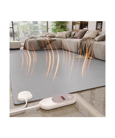 Winter heating carpets inside Electrical electrical engine mats under a desk Large size of heated foot warmers carbon crystal Electric floor carpet for office and domestic heating mat 60x190cm