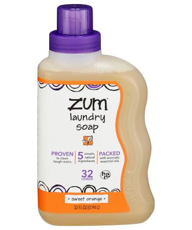 ZUM Zum Clean Aromatherapy Laundry Soap Sweet Orange 32 fl oz (.94 L)