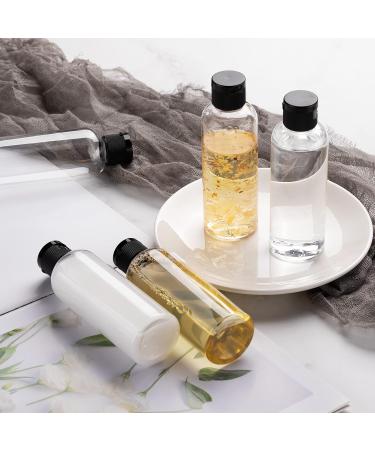 TOUREAL 100ML Travel Bottles Set - 5 Empty Plastic Cosmetic Bottles with Funnel - Flip Cap Ideal for International Shipping - Buy Online on SooperMarket.com