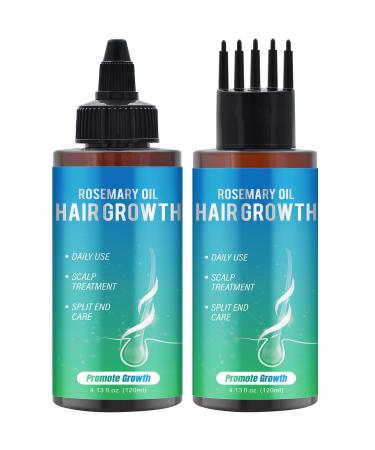 Rosemary Oil for Hair Growth Hair Growth Oil Diluted Rosemary Oil and Hair Serum for Dry Damaged Hair Proven Hair Loss Treatment & Hair Thickening Products Gifts for Women Men Appl