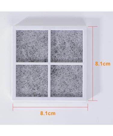 Hislaves Activated Carbon Fiber Air Filter Refrigerator Replacement Cotton Purifier Accessories for Lg/lt120f Fridge Deodorization Supplies Easy to Grey - Buy Online on SooperMarket.com