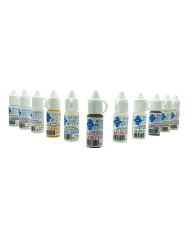 Baking Beauty and Beyond Concentrated Food Flavouring Oil - Dozen of Professional Quality Food Grade Flavouring Oil for Candy Making Baking Cooking Lip Balm and Lip Gloss - Caramel (10ml)