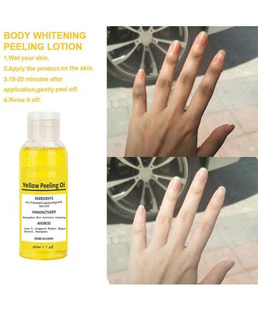 Super Strength Yellow Peeling Oil for Dark Skin - 30/50ml Exfoliating Lightening Treatment - Extra Strength for All Skin Types - Buy Online on SooperMarket.com