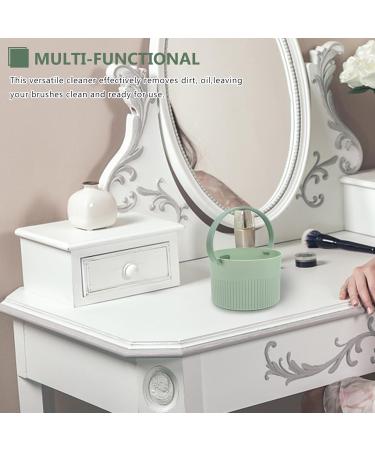 NOLITOY 3-in-1 Makeup Brush Cleaner Mat & Bowl | Silicone Tool for Easy Cleaning Organizing & Drying Cosmetic Brushes - Buy Online on SooperMarket.com