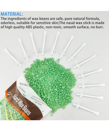 Nasal Wax Set for Men & Women - 100g Nose Hair Removal Kit with 2 Depilatory Wax Beans 50 Applicators & 6 Aluminum Cups - Safe & Effective Hair Removal - Buy Online on SooperMarket.com