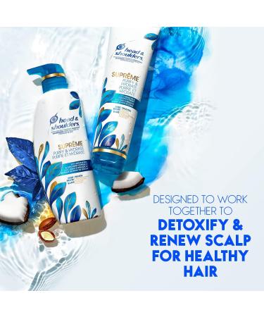 Head & Shoulders Conditioner Anti-Dandruff Treatment and Scalp Care Supreme Purify & Hydrate Safe For Color-Treated Hair 278 mL - Buy Online on SooperMarket.com