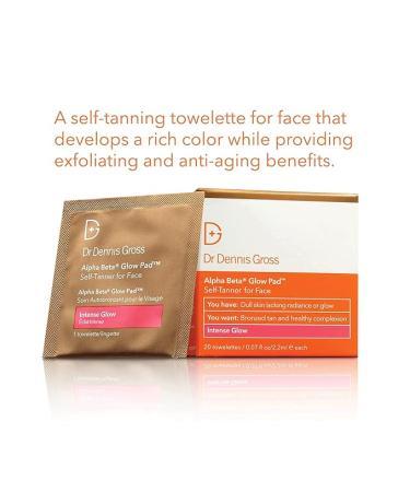 Dr Dennis Gross Alpha Beta Glow Pad Intense Glow for Face: for Dull Skin Lacking Radiance & Glow  (20 Towelettes) - Buy Online on SooperMarket.com
