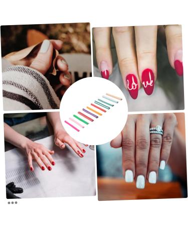 FRCOLOR 50pcs Nail Art Manicure Canes Sticks 3d Nail Art Canes Stick Rods 3d Nail Stickers Claycanes Nail Jewelry Diy Nail Art Nail Art Stickers Diy Nail Ornaments Cell Phone Accessories medium As Shown - Buy Online on SooperMarket.com