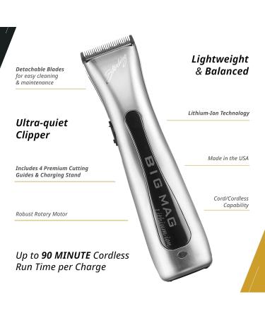 Wahl Professional Sterling Big Mag Clipper - Cordless Salon-Quality Electric Hair Clipper - International Shipping Available - Buy Online on SooperMarket.com