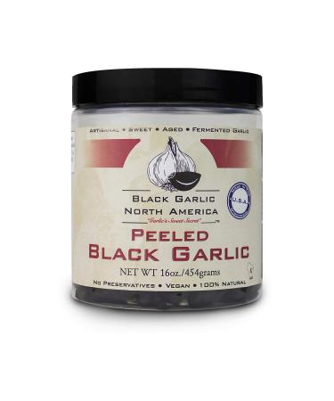 Peeled Black Garlic (1 lb) - Kosher Certified | Premium Quality - Buy Online on SooperMarket.com