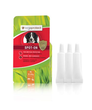 bogaprotect Spot ON Dog Flea Tick Remedy for Dogs Natural Tick Protection for Dogs UBO0354 Supply for 12 weeks XL (30-50 kg)