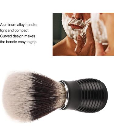 Premium Portable Shaving Brush for Men - Nylon Hair Beard Cleaning Aluminum Handle | Ideal for Home & Salon Use - Buy Online on SooperMarket.com