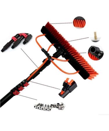 Window Cleaning Brush Water Fed Pole Adjustable 3.6M -11M Window Cleaning Pole Caravan Washing Truck Campers and Buses Car Wash Windows/20Ft/6M 35cm Brush Head 4M/13FT - Buy Online on SooperMarket.com