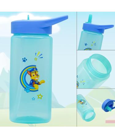 Paw Patrol Chase and Marshall 420ml Reusable Water Bottles for Kids | Set of 2 Silicon Straw Sipper Bottles | 6+ Months Square Bottles - Buy Online on SooperMarket.com