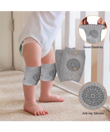 TORASO Baby Head Protector & Knee Pads for Crawling Infant | Safety Helmet & Walking Baby Helmet | Ages 6-36 Months | Gray Star - Buy Online on SooperMarket.com