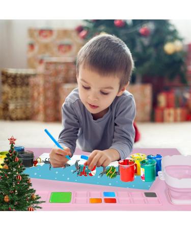 Non-Stick Silicone Painting Mat for Resin Casting and DIY Creations - 20x16 Inch Craft Mat with Cleaning Cup - Perfect for Art, Handmade Projects and Mold Making - Buy Online on SooperMarket.com