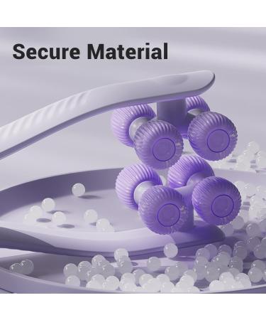 V Face Roller Massager - Face Lifting & Tightening Tool for Double Chin & Wrinkles - Manual Purple Beauty Device for Home Use - Buy Online on SooperMarket.com