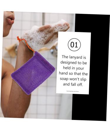 Baluue 16 Pcs Soap Bag Foaming Net Bath Soap Liquid Bubble Bag Soap Saver Loofah Pouch Bath Loofah Nylon - Buy Online on SooperMarket.com