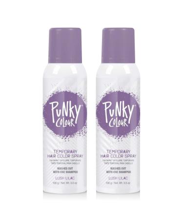 Punky Pastel Temporary Hair Color Spray Lush Lilac 3.5 oz 2-Pack 3.5 Fl Oz (Pack of 2) Lush Lilac