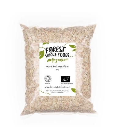 Forest Whole Foods Organic Buckwheat Flakes (1kg) 1 kg (Pack of 1)