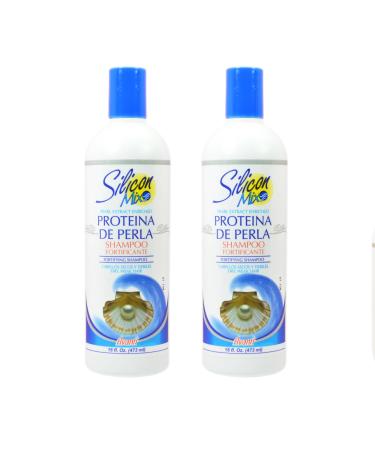Silicon Mix Proteina De Perla Shampoo 16oz "Pack of 2"
