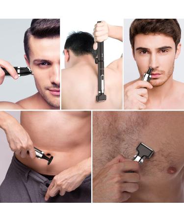 Buy SURKER Electric Body Trimmer & Back Shaver for Men - Cordless Groomer with Adjustable Handle & Waterproof Design - Buy Online on SooperMarket.com