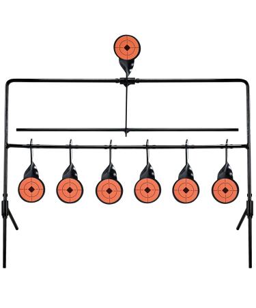 KNINE OUTDOORS 6 Targets Air Gun Pellet BB Gun Resetting Target, Rated for .22 .177 Caliber
