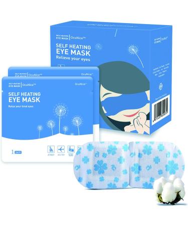 OcuNice Heated Eye Mask - 16 Pack for Dry Eyes, Dark Circles, Puffiness, and Stress Relief - Self Heating, Disposable, Unscented - Buy Online on SooperMarket.com