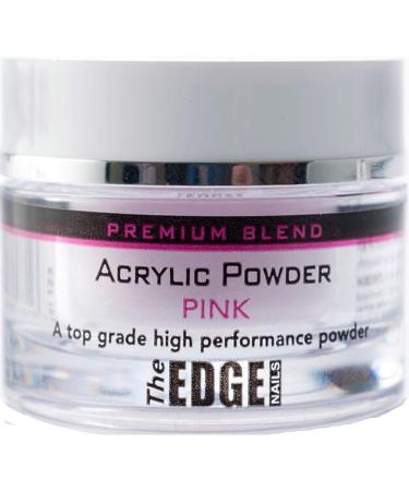 The Edge Premium Blend Pink Acrylic Powder 8g - Professional Quality - Buy Online on SooperMarket.com