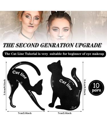 16-Piece Eyeliner Stencil Set for Smoky, Cat Eye & Eye Shadow Makeup Templates - Buy Online on SooperMarket.com