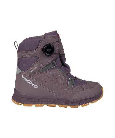 Viking Unisex Kids p o Hi g h 2 GTX Boa R Warm Ankle Boot 36 EU Wide Plum