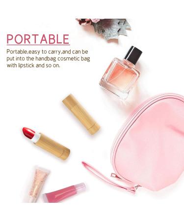 6 Refillable Bamboo Lip Balm Tubes - Merysan 5ml Empty Lipstick Sleeves for DIY Homemade Lip Balm - Buy Online on SooperMarket.com