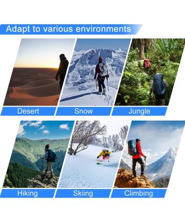Hidewalker Waterproof Hiking Leg Guards Gaiters for Men & Women - Outdoor Hunting & Bike Accessories - Black Size M (41-43) - Buy Online on SooperMarket.com