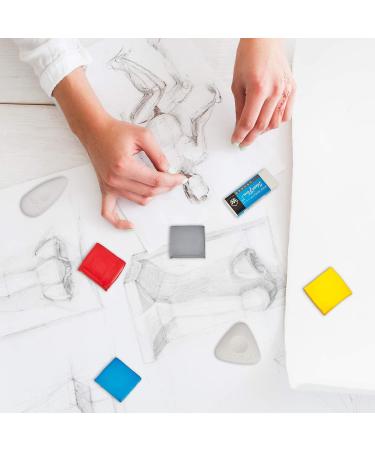 Zonon 12-Piece Drawing Art Eraser Set - Various Shapes for Artists, Painting, Sketching - White Kneaded Erasers for Precision Erasing - Buy Online on SooperMarket.com