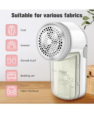 YASHE Electric Fabric Shaver & Lint Remover | Quick-Acting Sweater Pill Remover for Clothes & Furniture - International Shipping Available - Buy Online on SooperMarket.com