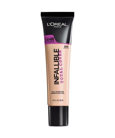L'Or al Paris Infallible Total Cover Foundation  Natural Buff  1 fl. oz.