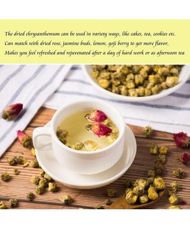 Godspeed Seed Dried Organic Chrysanthemum Flower Tea Chinese Chrysanthemum Flower Tea Buds Chrysanthemum Tea Dried Herbal Flowers( 100g / 3.53oz ) - Buy Online on SooperMarket.com
