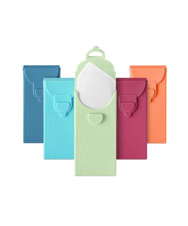 LastTissue Tissue Box - Environmentally friendly reusable organic cotton tissues (Green)