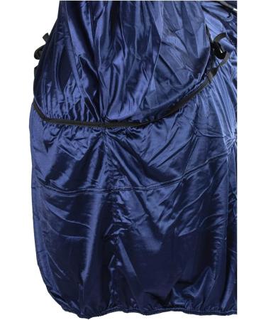 Marengos Eczema Ceiling Horse Blanket 125cm | Neck & Abdomen Protection | Insect-Resistant Fine-Meshed Fabric | Night Blue Outdoor Blanket with Double Front Closure - Buy Online on SooperMarket.com
